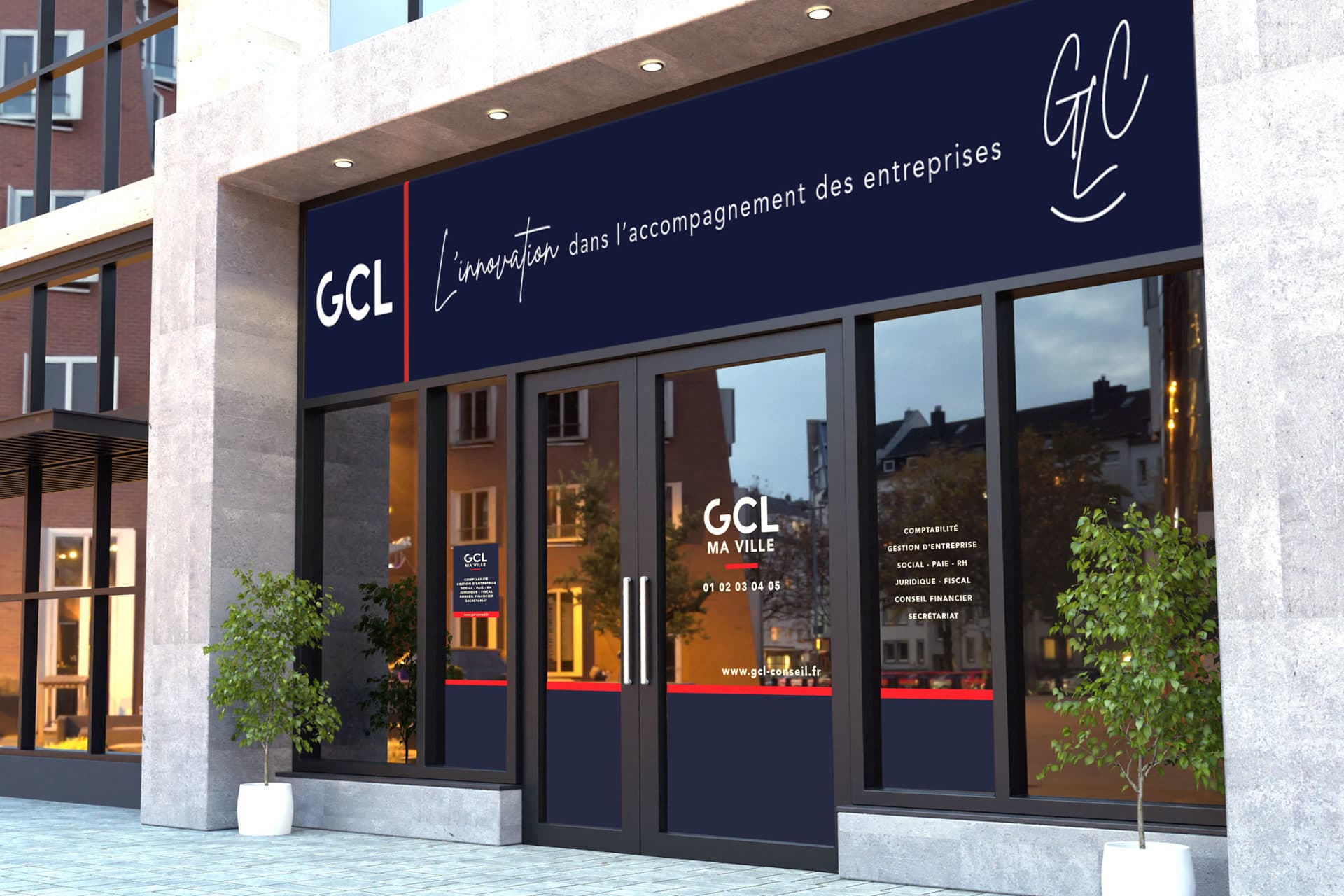 Logo de GCL - l'innovation dans l'accompagnement des entreprises